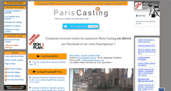 Desktop Screenshot of casting.television.agence.hotesse.paris-casting.com