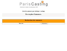 Tablet Screenshot of hotesse.paris-casting.com