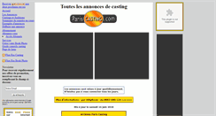 Desktop Screenshot of gratuit.paris-casting.com